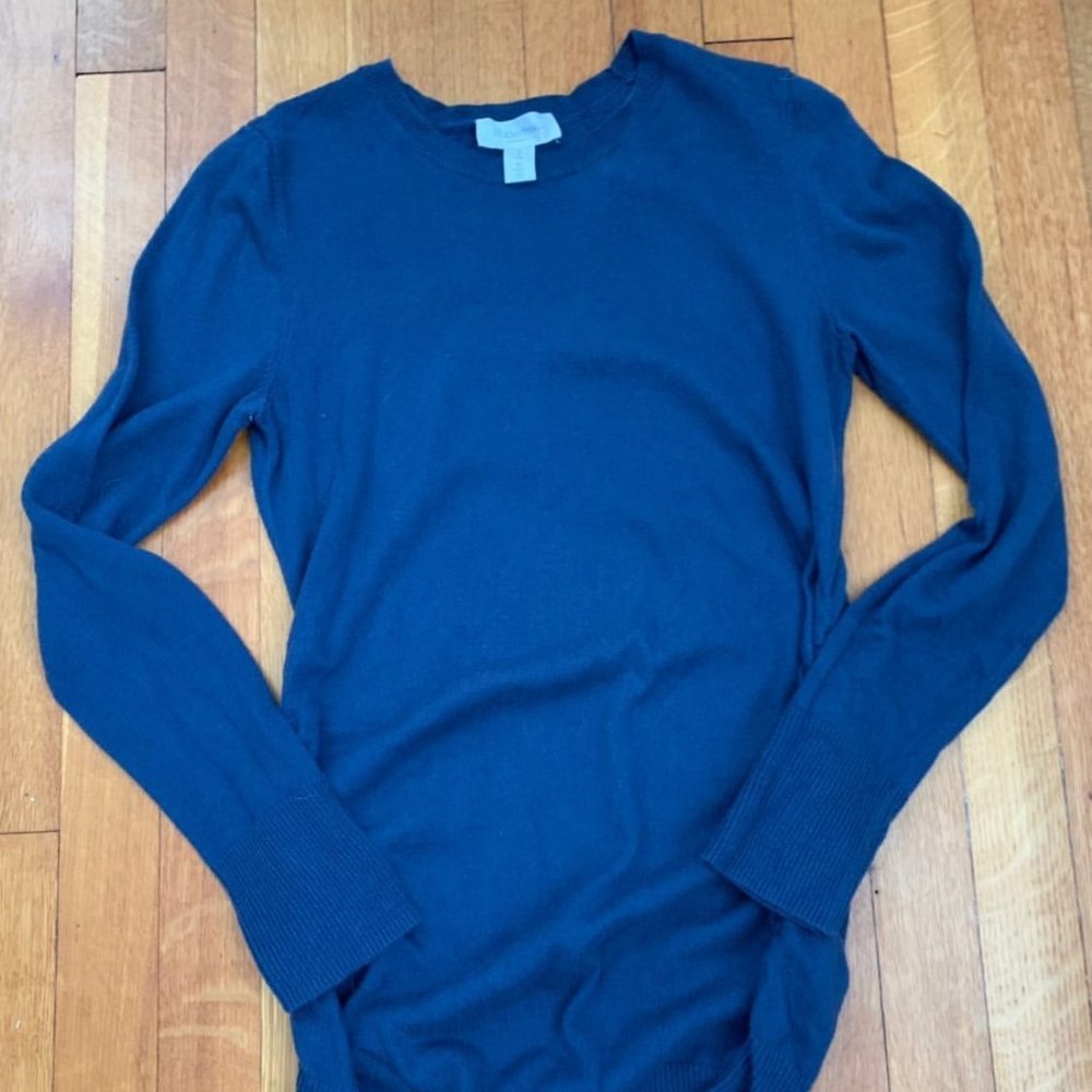 Blue Warm Motherhood Maternity Shirt